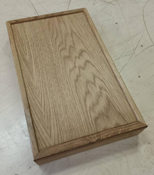 decorative box for food form solid oak